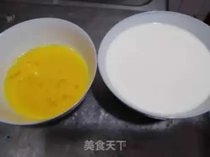 Make Simple fruit milk pudding step 2