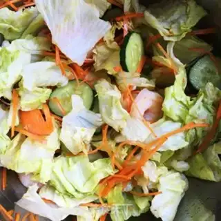 Make Shrimp egg salad step 7