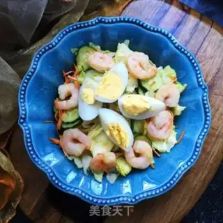 Make Shrimp egg salad step 8