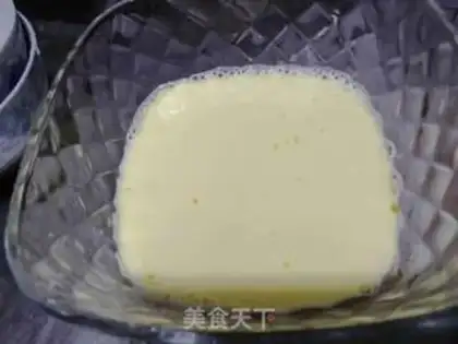 Make Simple fruit milk pudding step 3