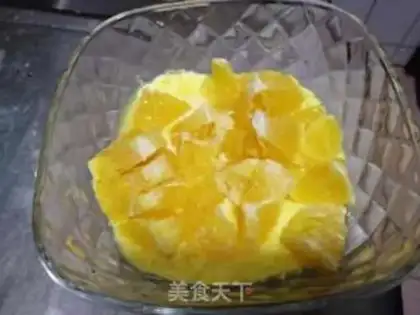 Make Simple fruit milk pudding step 4