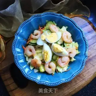 Make Shrimp egg salad step 9