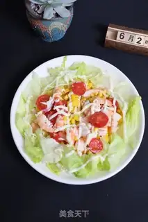 Make Corn-cream shrimp salad step 6
