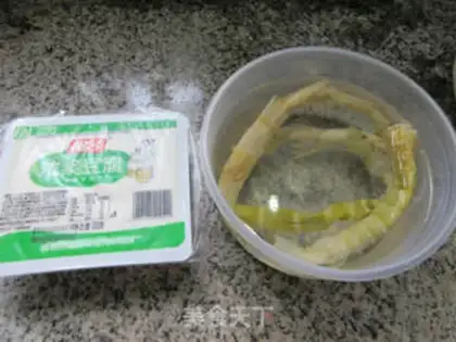 Make Sheeptail tofu soup step 0
