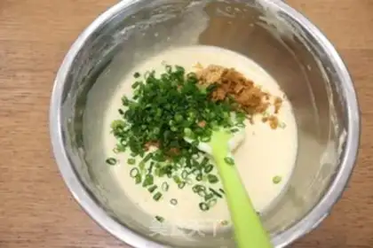 Make Meat pine onion waffles step 8