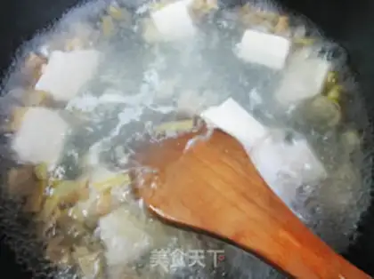 Make Sheeptail tofu soup step 3