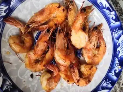 Make Garlic shrimp step 3