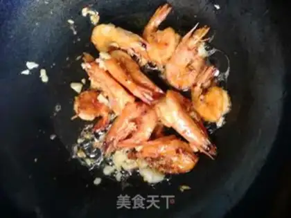 Make Garlic shrimp step 5