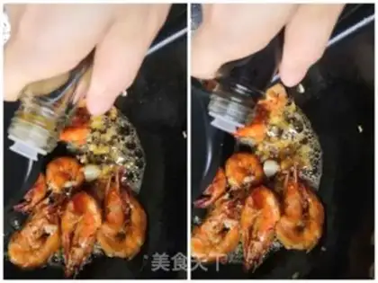 Make Garlic shrimp step 6