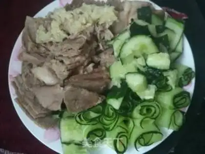 Make Garlic white meat step 2