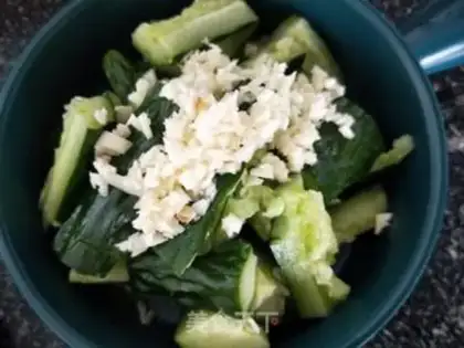 Make Shoot the cucumber step 2