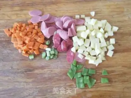 Make Weenie sausage potato rice step 0
