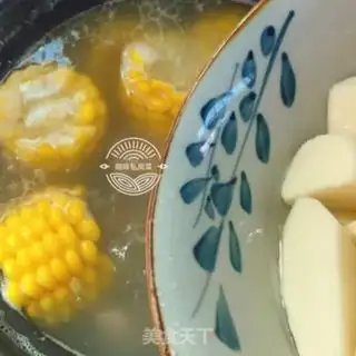 Make ♪ Mountain medicine corn broth ♪ step 7
