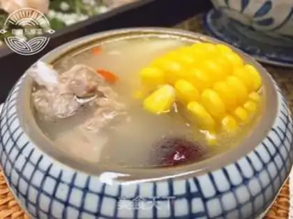 Make ♪ Mountain medicine corn broth ♪ step 11