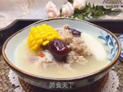Make ♪ Mountain medicine corn broth ♪ step 12