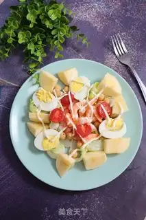 Make Shrimp fruit salad step 4
