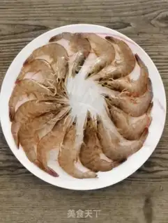 Make Garlic fan shrimp step 5