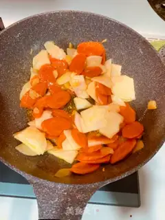 Make Carrot and sorghum step 3