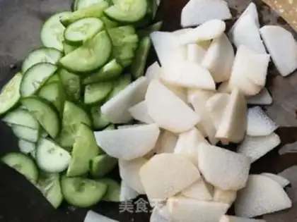 Make The meds, the cucumber step 1