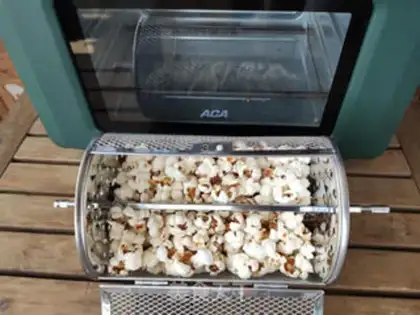 Make Low sugar, no oily popcorn step 4