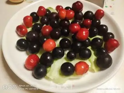 Make Cherry grape egg salad step 5
