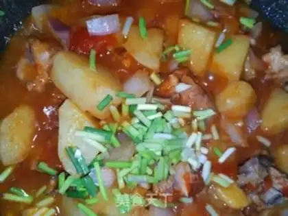 Make Tomato potato ribs step 14