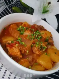 Make Tomato potato ribs step 15