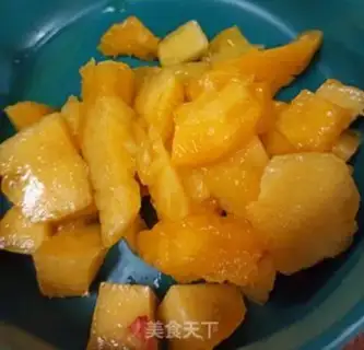 Make Peach yogurt step 1