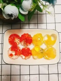 Make A simple mango watermelon pudding step 5