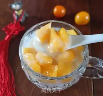 Make Peach yogurt step 4