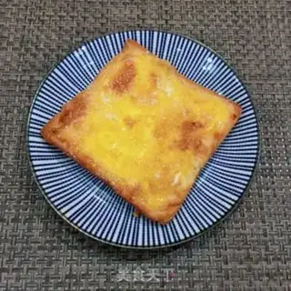 Make Caramel cheese toast step 8