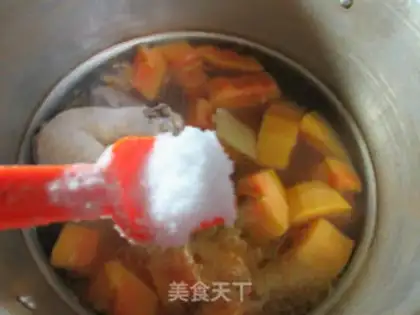 Make Pumpkin chicken soup step 7