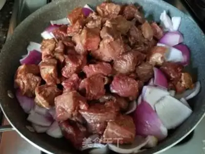 Make Onion fried cow willows step 5