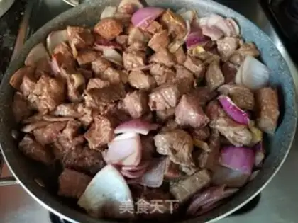 Make Onion fried cow willows step 6