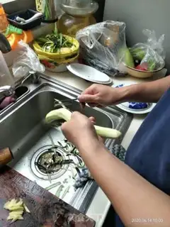 Make Sugar and eggplant step 0