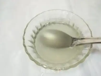Make Red sugar ice powder step 1
