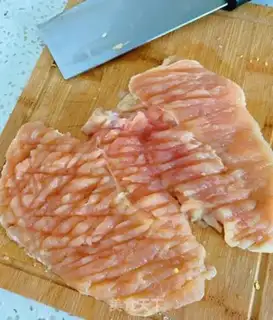 Make Fried chicken breasts step 1