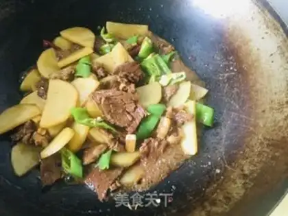 Make Potato beef step 8