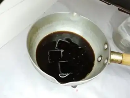 Make Red sugar ice powder step 5