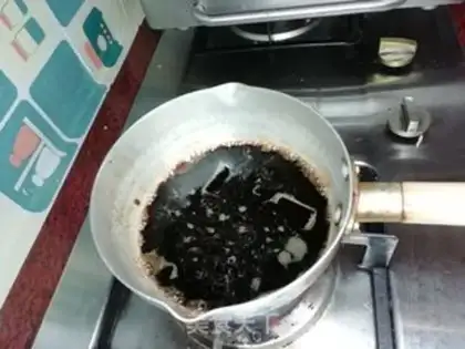 Make Red sugar ice powder step 6