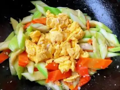 Make Smelt fried eggs step 9