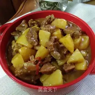 Make Beef curry potatoes step 8