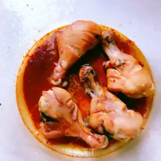 Make Low calorie chicken-legged lunch step 5