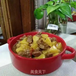 Make Beef curry potatoes step 9