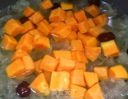 Make ♪ Red-tree snowcup papaya ♪ step 3