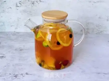 Make Summer fruit tea step 10