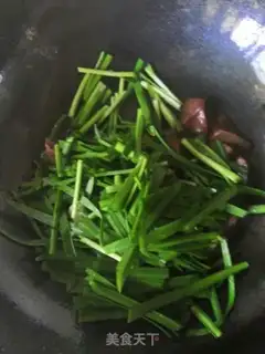 Make Scrambled pig blood step 6