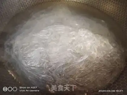 Make Fans steamed clam meat step 1