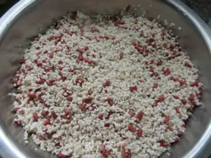 Make Red bean rice step 5