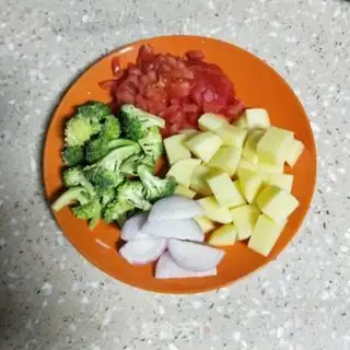 Make Beef and vegetables step 1